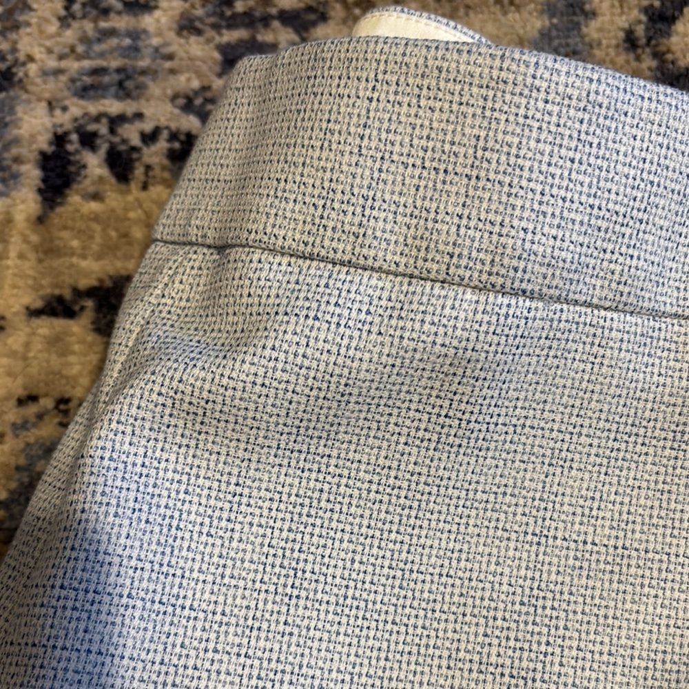 Talbots White and Light Blue Trousers - Picture 3 of 6